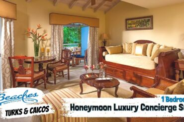Seaside Honeymoon Luxury One Bedroom Concierge Suite HG1 | Beaches Turks & Caicos | Tour & Review 4K