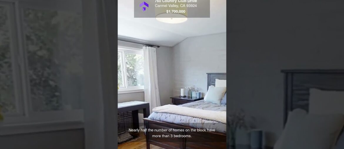 $1,700,000 Single-family Home for sale in Carmel Valley - 760 Country Club Drive #shorts