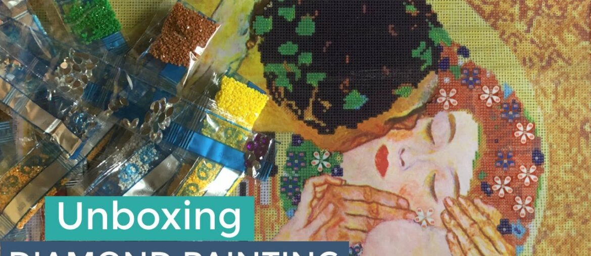 DIAMOND DOTZ unboxing | THE KISS – Gustav Klimt DIAMOND DOTZ unboxing | THE KISS - Gustav Klimt