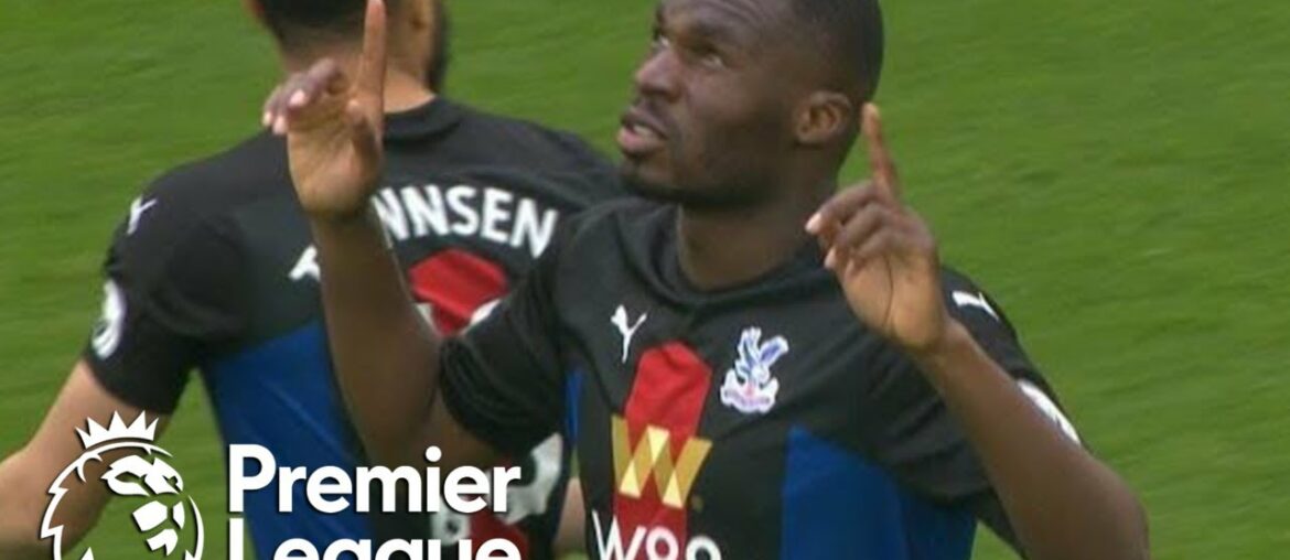 Christian Benteke gives Crystal Palace early lead v. Blades | Premier League | NBC Sports Christian Benteke gives Crystal Palace early lead v. Blades | Premier League | NBC Sports