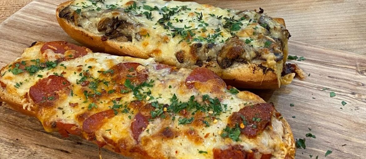 How To Make Pepperoni French Bread Pizza | Rachael Ray