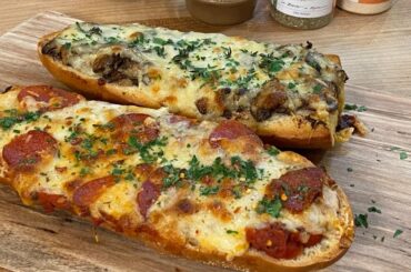 How To Make Pepperoni French Bread Pizza | Rachael Ray