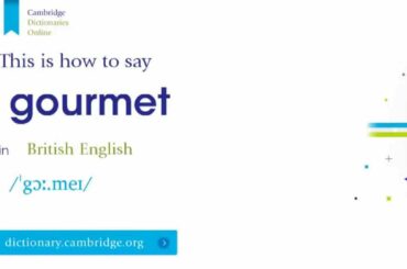 How to say gourmet