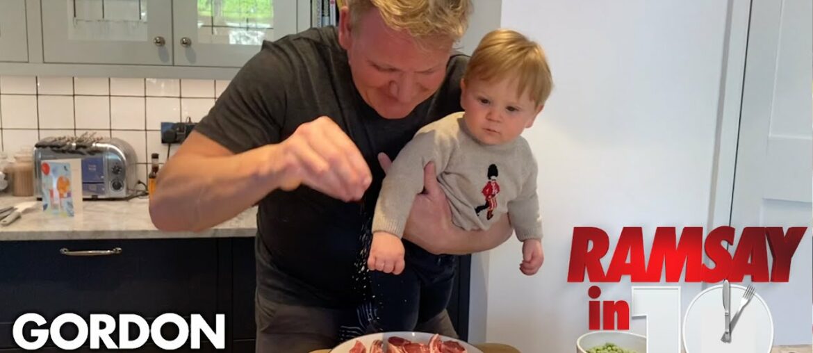 Gordon Ramsay Shows How To Make A Lamb Chop Dish At Home | Ramsay in 10 Gordon Ramsay Shows How To Make A Lamb Chop Dish At Home | Ramsay in 10