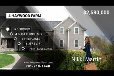 4 Haywood Farm, Lynnfield, MA Presented By Nikki Martin