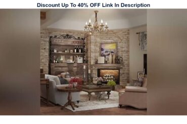 Top Rated Ganeed Rustic 6-Light Chandeliers,French Country Vintage Chandelier,Metal in Antique Bron