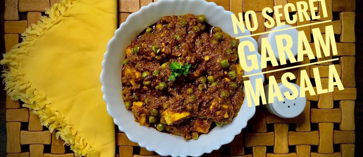 How to make Paneer Matar Masala | With Garam Masala From Scratch | Cottage Cheese & Green Pea Curry