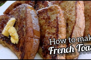 How to make French Toasts!!! Classic Quick and Easy Recipe