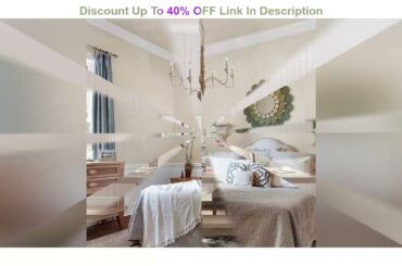 Flash Sale GEPOW 6-Light French Country Chandelier, Handmade Real Wood Farmhouse Chandelier, Distre