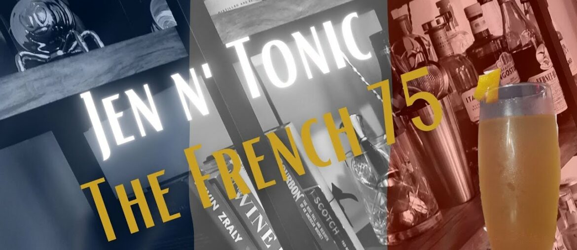 The French 75 Cocktail (Easy 4 Ingredient Cocktail)