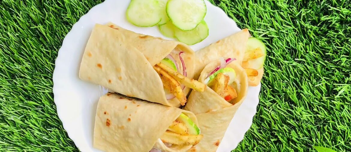 French fries rolls//Recipe of French fries rolls