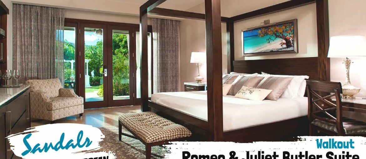 Romeo & Juliet Walkout Butler Suite WGBT | Sandals Royal Caribbean | Walkthrough Tour & Review 4K Romeo & Juliet Walkout Butler Suite WGBT | Sandals Royal Caribbean | Walkthrough Tour & Review 4K