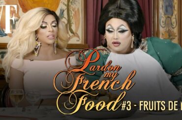 Drag Queens try french "Sea Food" (w/ Shangela, Kim Chi)  | Pardon my french food #3 | VANITY FAIR