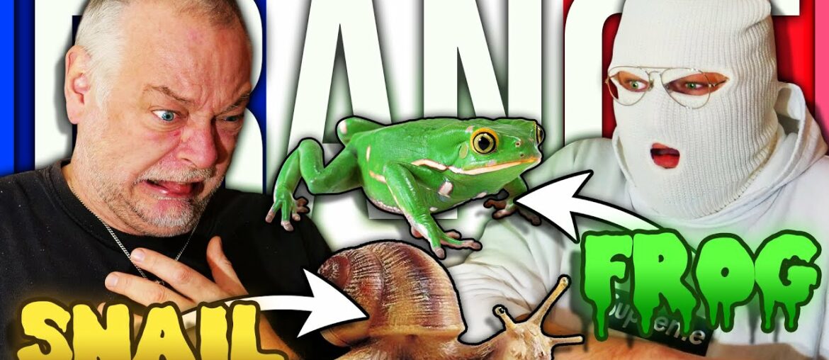 ANOMALY AND PAPA EAT SNAILS AND FROGS (FRENCH FOOD)