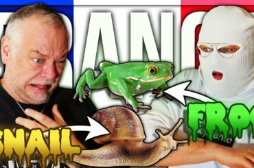 ANOMALY AND PAPA EAT SNAILS AND FROGS (FRENCH FOOD)