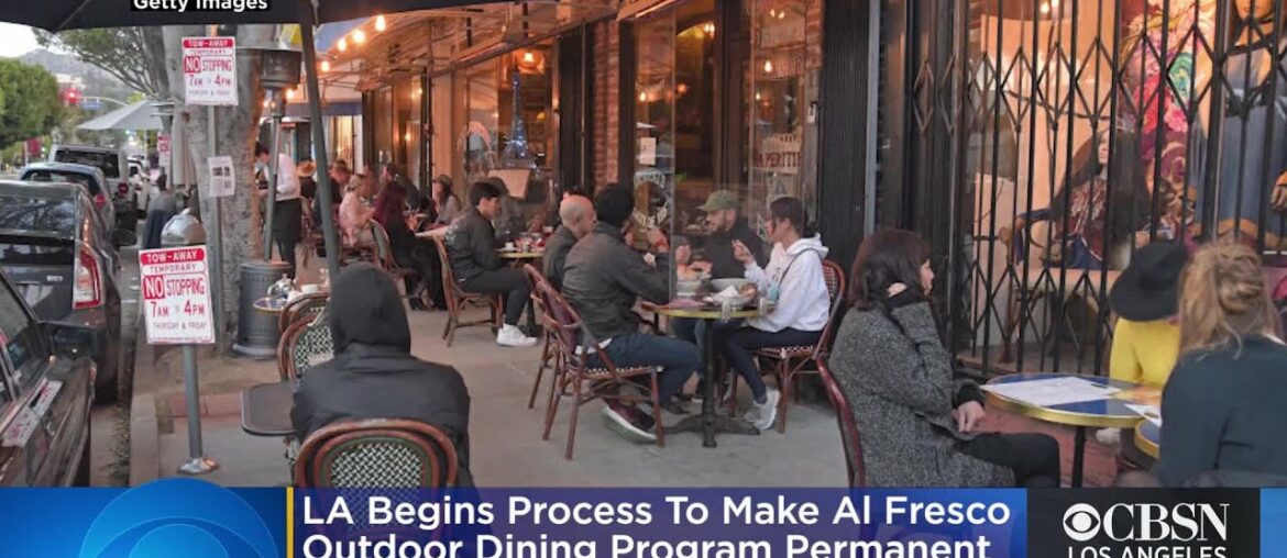 LA Begins Process To Make Al Fresco Outdoor Dining Program Permanent