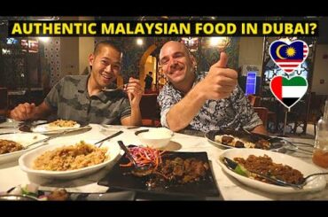 MALAYSIAN FOOD in Dubai! (FOOD REVIEW with a Malaysian chef living in Dubai) - FOOD & TRAVEL VLOG