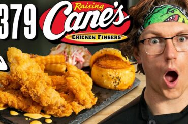 $379 Raising Cane's Chicken Tenders Taste Test | FANCY FAST FOOD