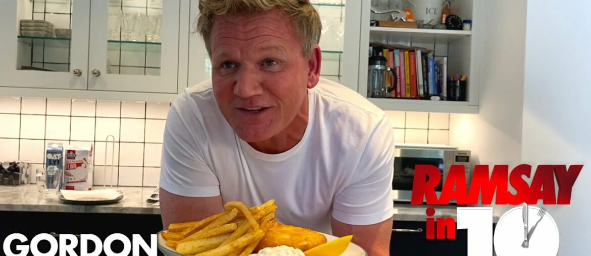 Gordon Ramsay Attempts To Make Fish & Chips at Home in 10 Minutes | Ramsay in 10 Gordon Ramsay Attempts To Make Fish & Chips at Home in 10 Minutes | Ramsay in 10