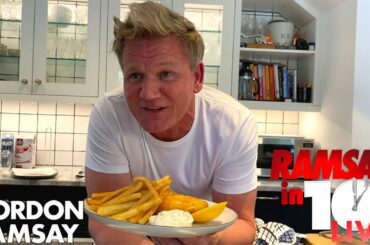 Gordon Ramsay Attempts To Make Fish & Chips at Home in 10 Minutes | Ramsay in 10