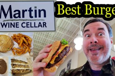 Travel Search for Best Burger: New Orleans Travel Vlog at Martin’s Wine Cellar
