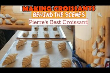 HOW TO  MAKE  HOMEMADE  EASY CROISSANT RECIPE | Behind the Scene | FRENCH CROISSANT