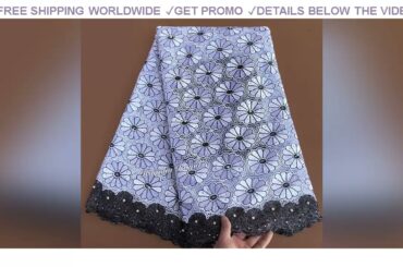 [Promo] $72 Wine Gold Veritable French Lace African Swiss Tulle Fabric Lovely Floral Embroidery Nig