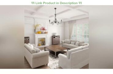 Flash Sale LOG BARN 5 Lights French Country Shabby Chic Chandelier in Brown Rust Metal Finish, 26.8