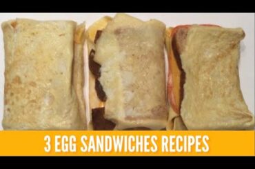 3 WAYS FRENCH TOAST/ ONE PAN EGG SANDWICHES/ BREAKFAST RECIPES