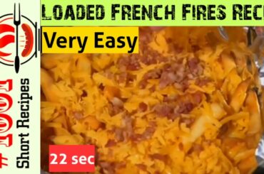 loaded French Fires in your air Fryer's #57 | Simple easy #1001short recipes