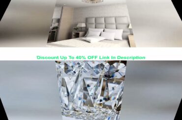 New Product Bestier Antique Silver French Empire Crystal Semi Flush Mount Chandelier Lighting LED C