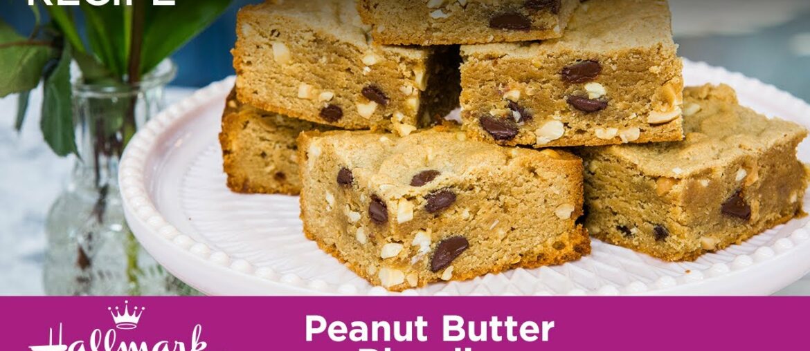 Peanut Butter Blondies - Home & Family