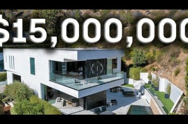 Inside a $15 Million New Hollywood Hills Modern Mansion in the Bird Streets!