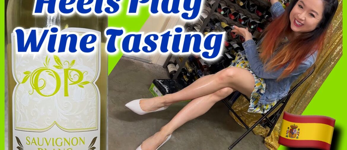 White Pointed Heels Dangle Wine Tasting - Spanish Sauvignon Blanc Review