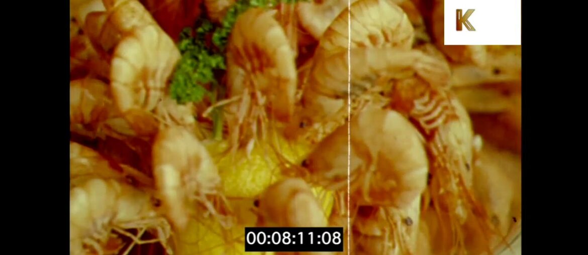 1960s Brittany, French Seafood Restaurant, Fine Dining, 16mm