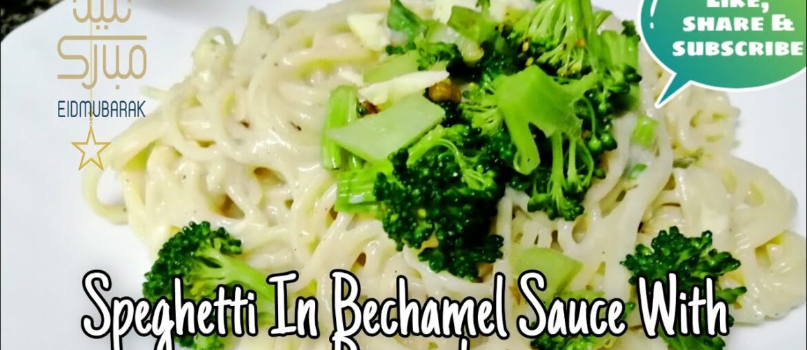 Broccoli and Speghetti in Bechamel sauce