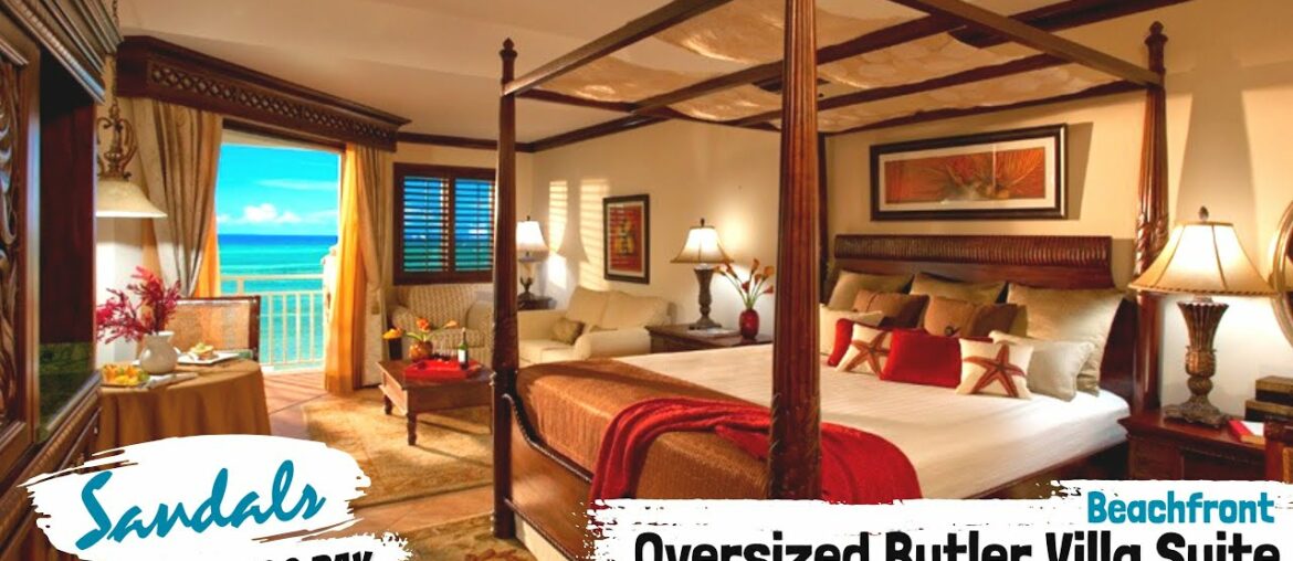 Beachfront Oversized Butler Villa Suite BB | Sandals Montego Bay | Full Walkthrough Tour & Review 4K Beachfront Oversized Butler Villa Suite BB | Sandals Montego Bay | Full Walkthrough Tour & Review 4K