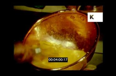 1960s France, Making A Traditional Norman Omelette, Cooking, 16mm