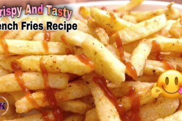 Crispy French Fries Recipe in Hindi || Homemade Crispy Fries Recipe || Restaurant Style French Fries