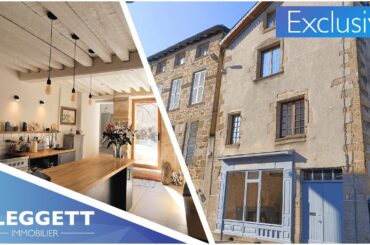 Pretty townhouse with courtyard garden in the centre of a medieval town in Haute-Vienne -Ref: A04081