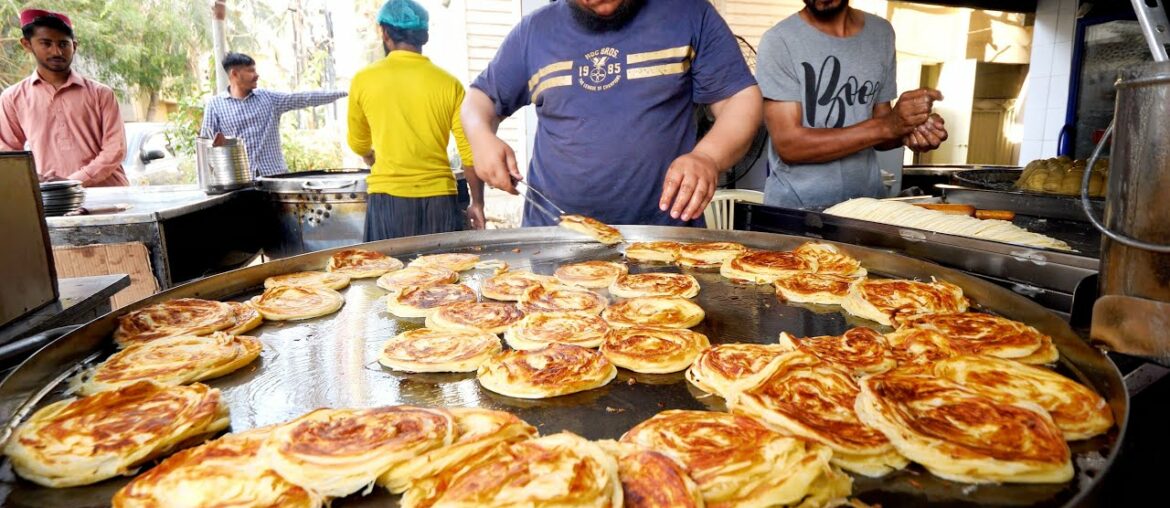 Pakistani STREET FOOD Breakfast!! The KING OF PARATHAS in Karachi, Pakistan