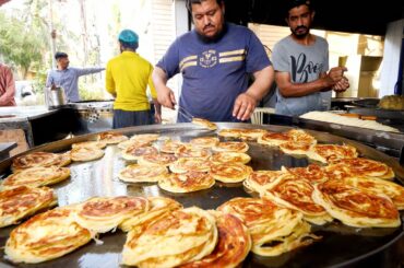 Pakistani STREET FOOD Breakfast!! The KING OF PARATHAS in Karachi, Pakistan