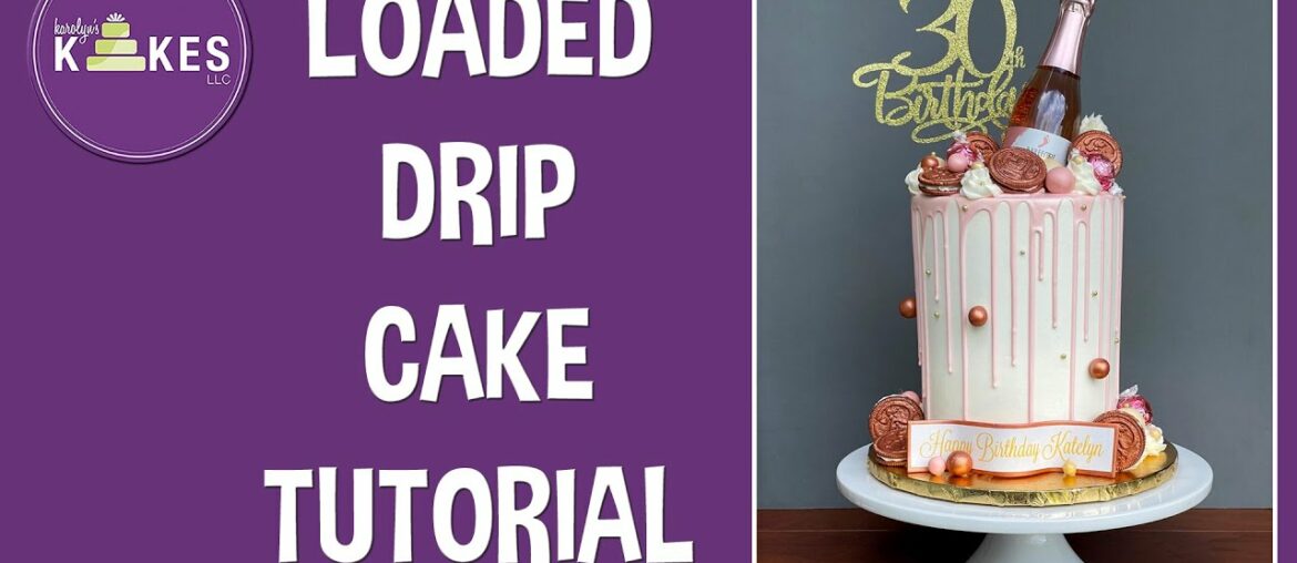 How to Decorate a Drip Cake | Wine Bottle Cake How to Decorate a Drip Cake | Wine Bottle Cake