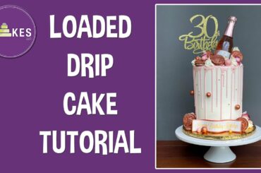 How to Decorate a Drip Cake | Wine Bottle Cake