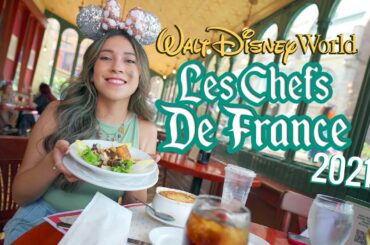 We Dine At Les Chefs De France in Epcot and Fly On the Disney Skyliner for The First Time!