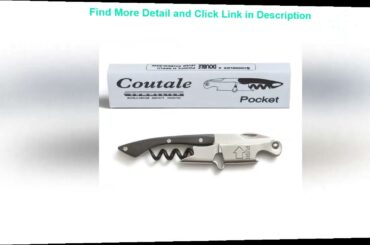 Get Special Price Pocket Prestige Waiters Corkscrew By Coutale Sommelier - Blackwood - French Paten
