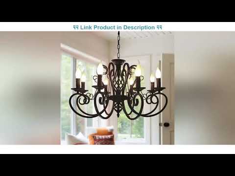 New Deal Ganeed French Country Chandeliers,8 Lights Kitchen Island Candle Iron Chandelier,Industria New Deal Ganeed French Country Chandeliers,8 Lights Kitchen Island Candle Iron Chandelier,Industria