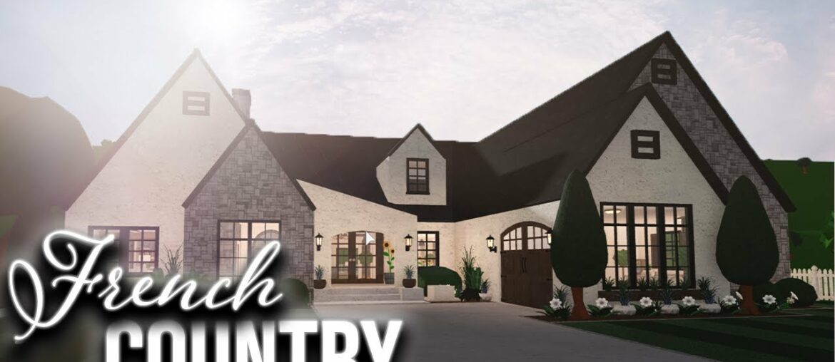 Bloxburg Speedbuild: Cottagecore French Country Farmhouse Bloxburg Speedbuild: Cottagecore French Country Farmhouse