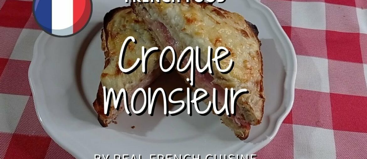 French Food : Croque monsieur (Sandwich with ham and cheese) French Food : Croque monsieur (Sandwich with ham and cheese)