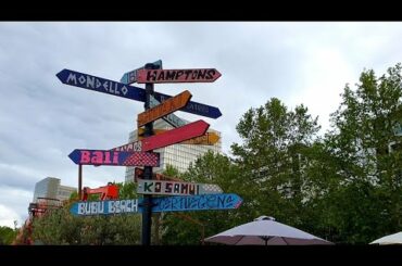 Business starts !! Restaurants final preparations  for  'The DAY' !!